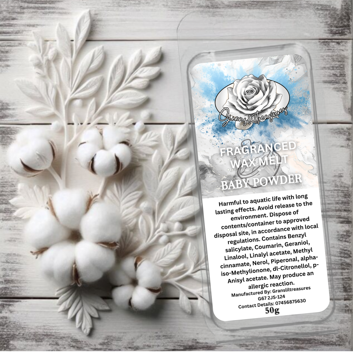 Baby Powder Wax Melt 50g
