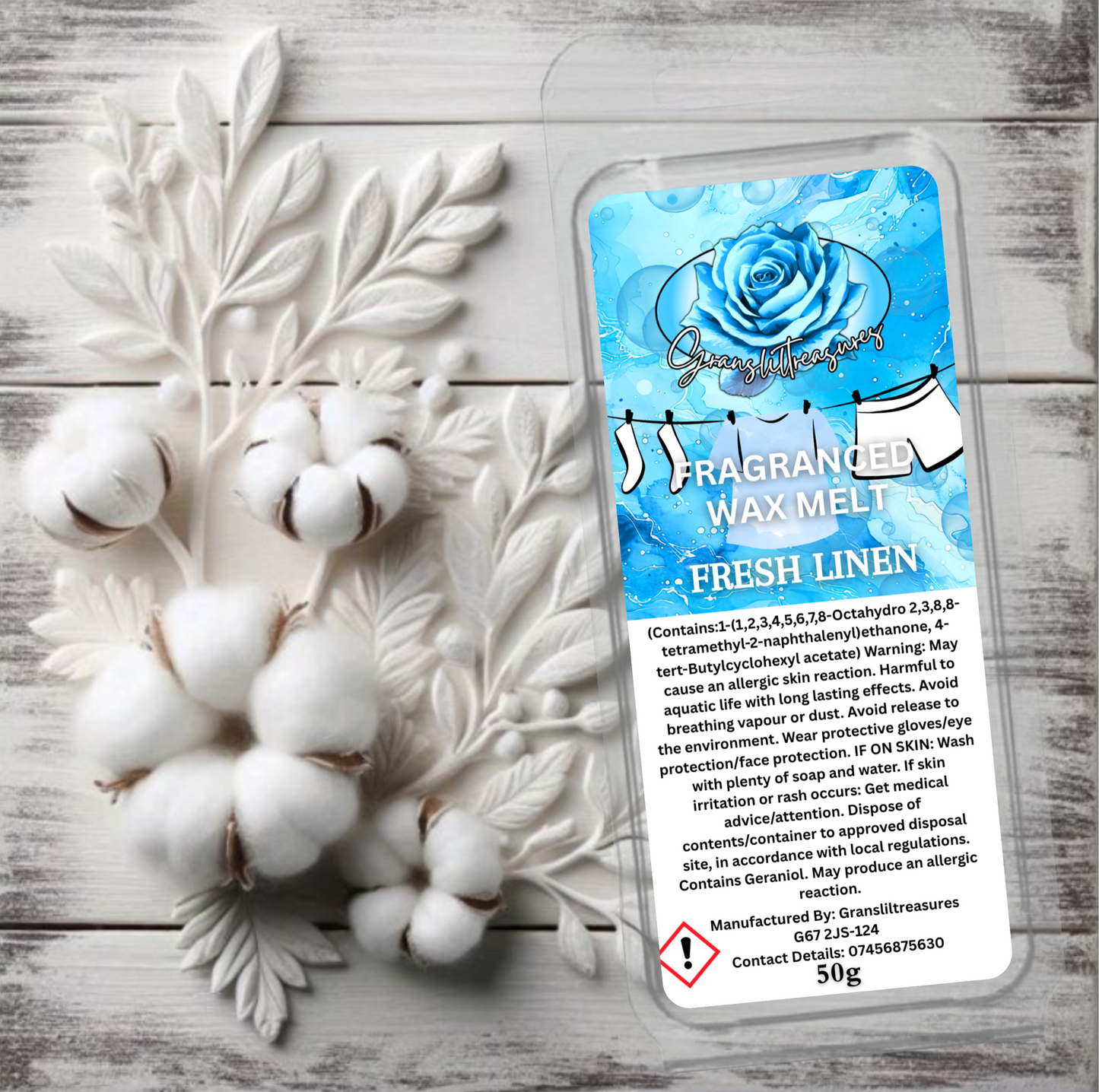 Fresh Linen 50g Wax Melt