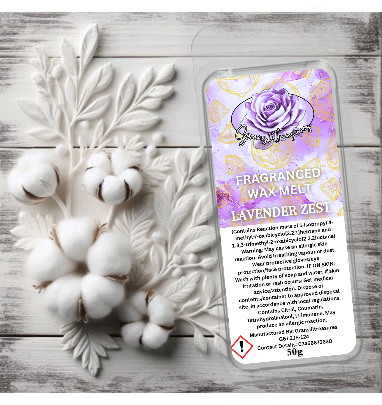 Lavender Zest Wax Melt 50g