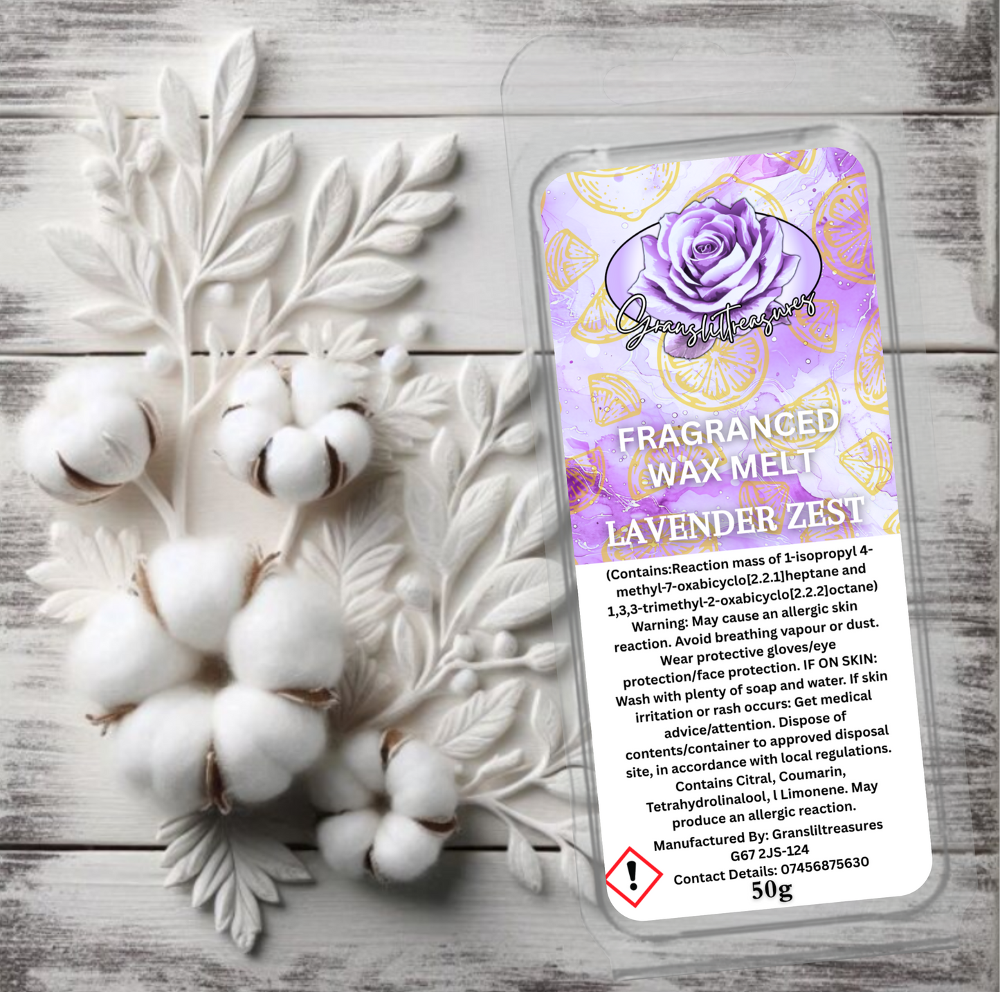Lemon Lavender Wax Melt 50g