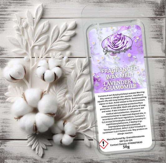 Lavender & Chamomile Wax Melt 50g