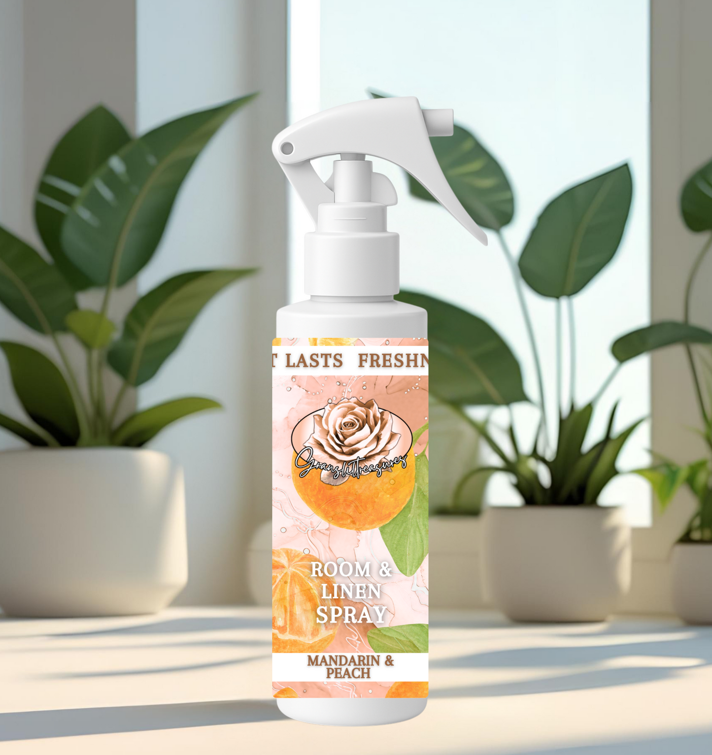 Mandarin & Peach Room/Linen Spray 100ml