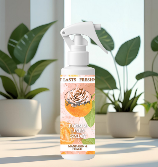 Mandarin & Peach Room/Linen Spray 100ml