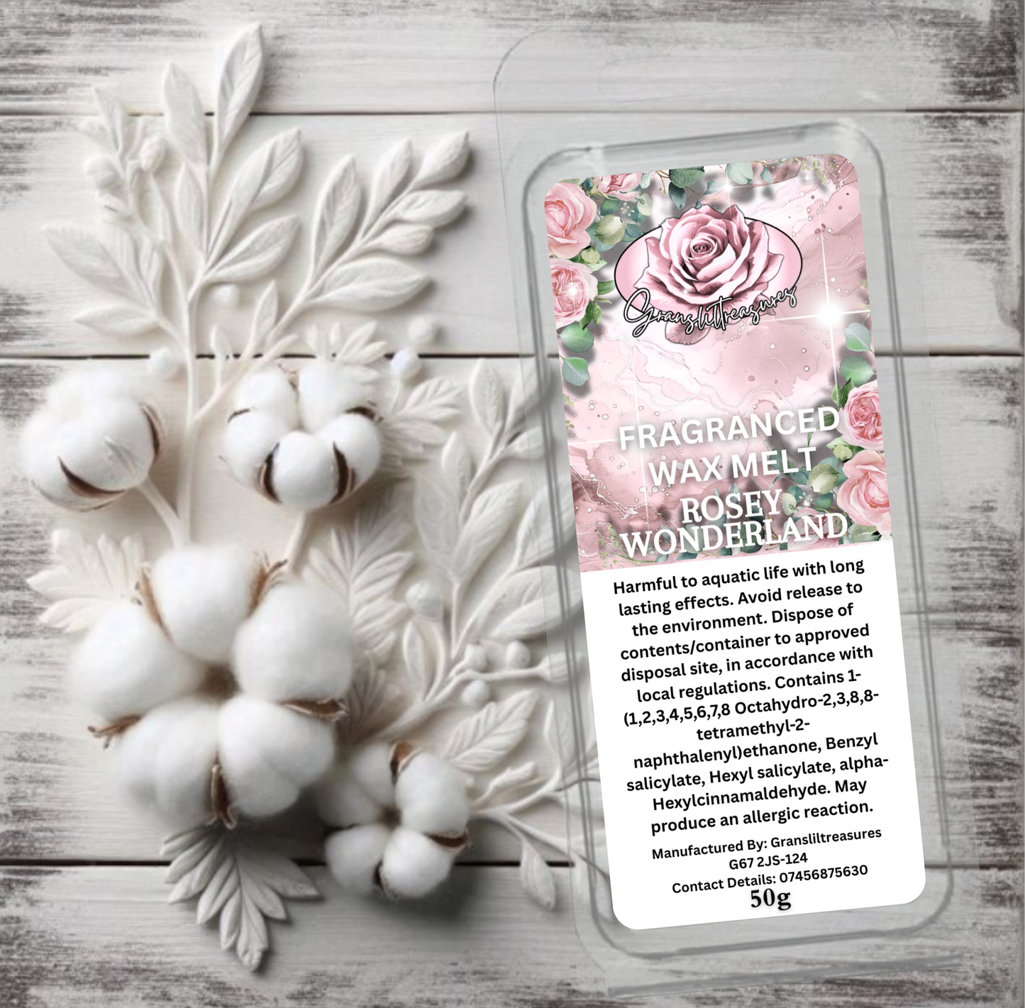 Rosey Wonderland Wax Melt 50g