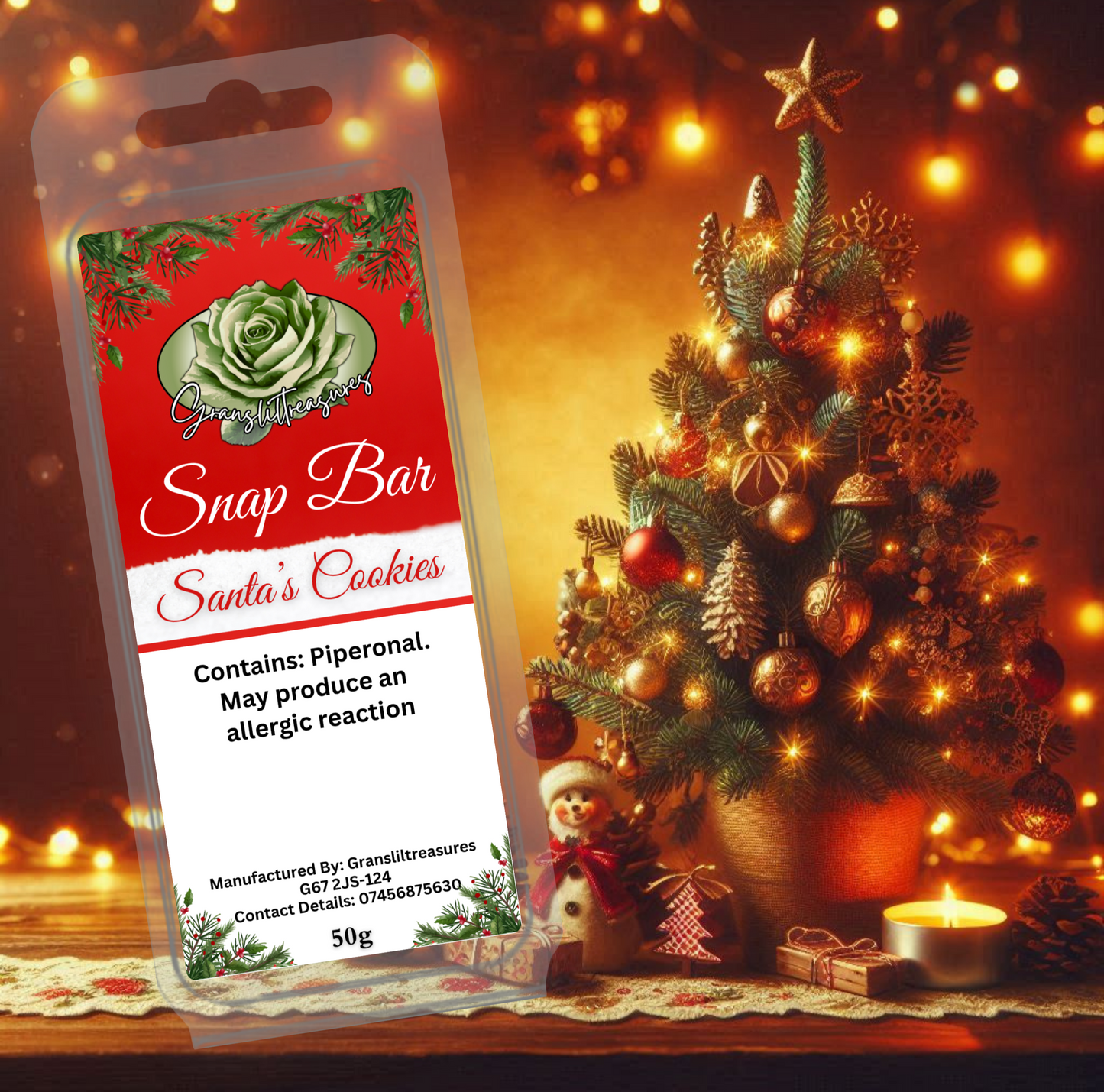 Santa's Cookies Christmas Wax Melt 50g