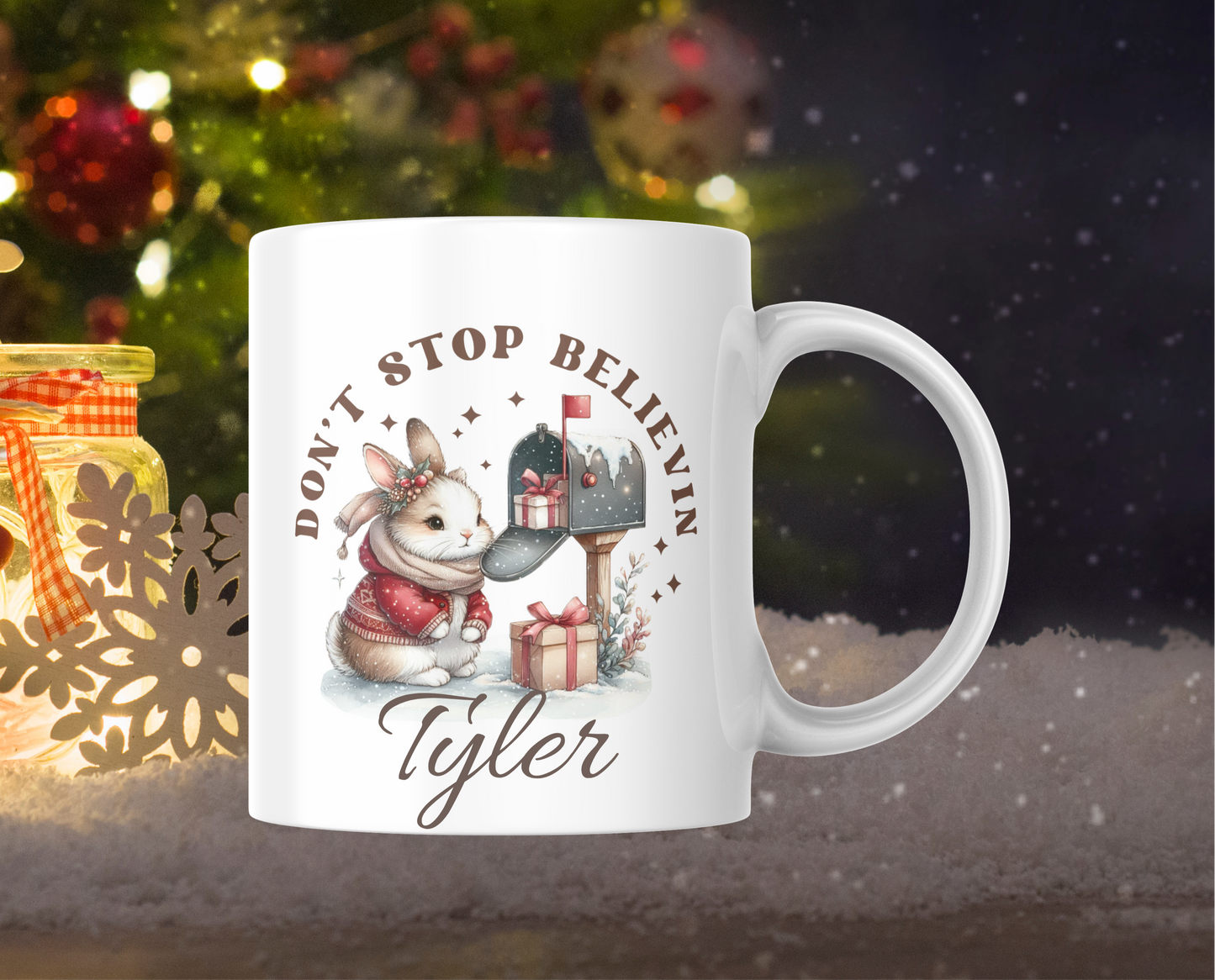Sublimation Don't Stop Believing Mug 11oz