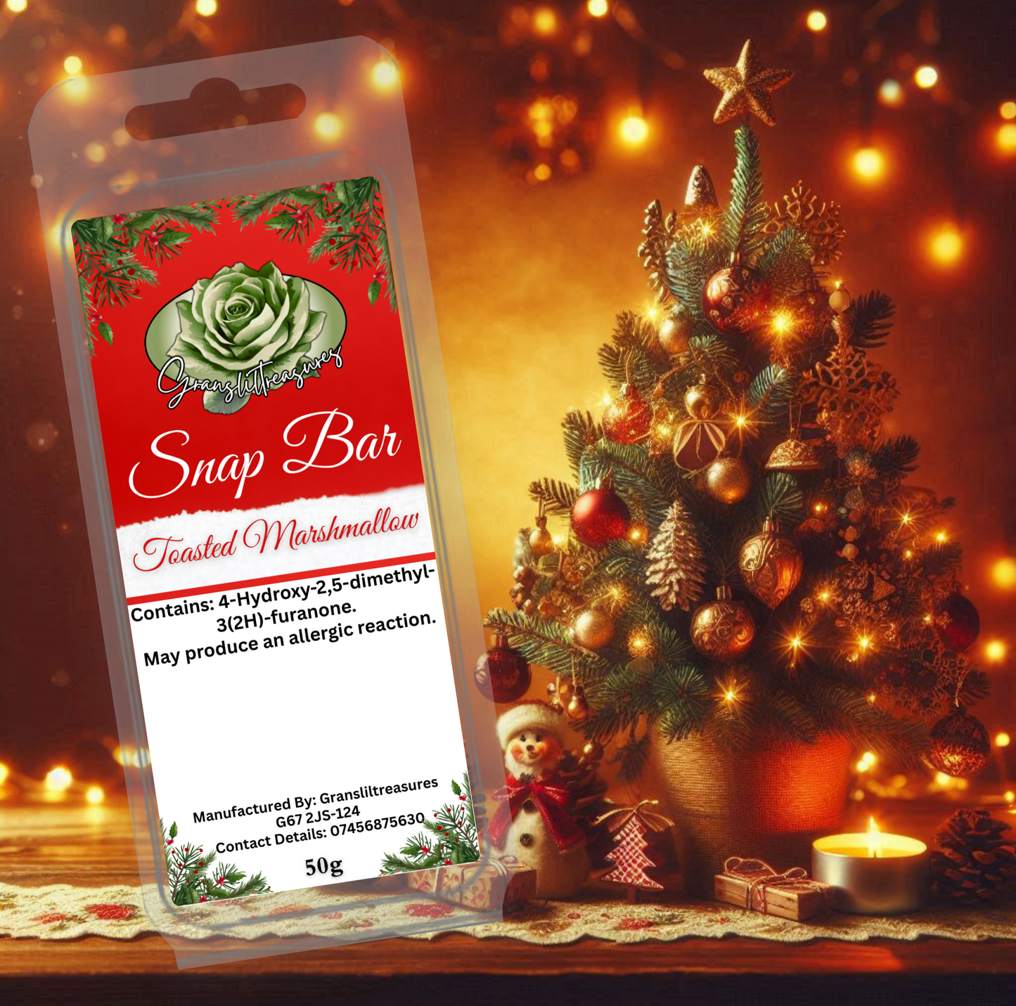 Toasted Marshmallow Christmas Wax Melt 50g