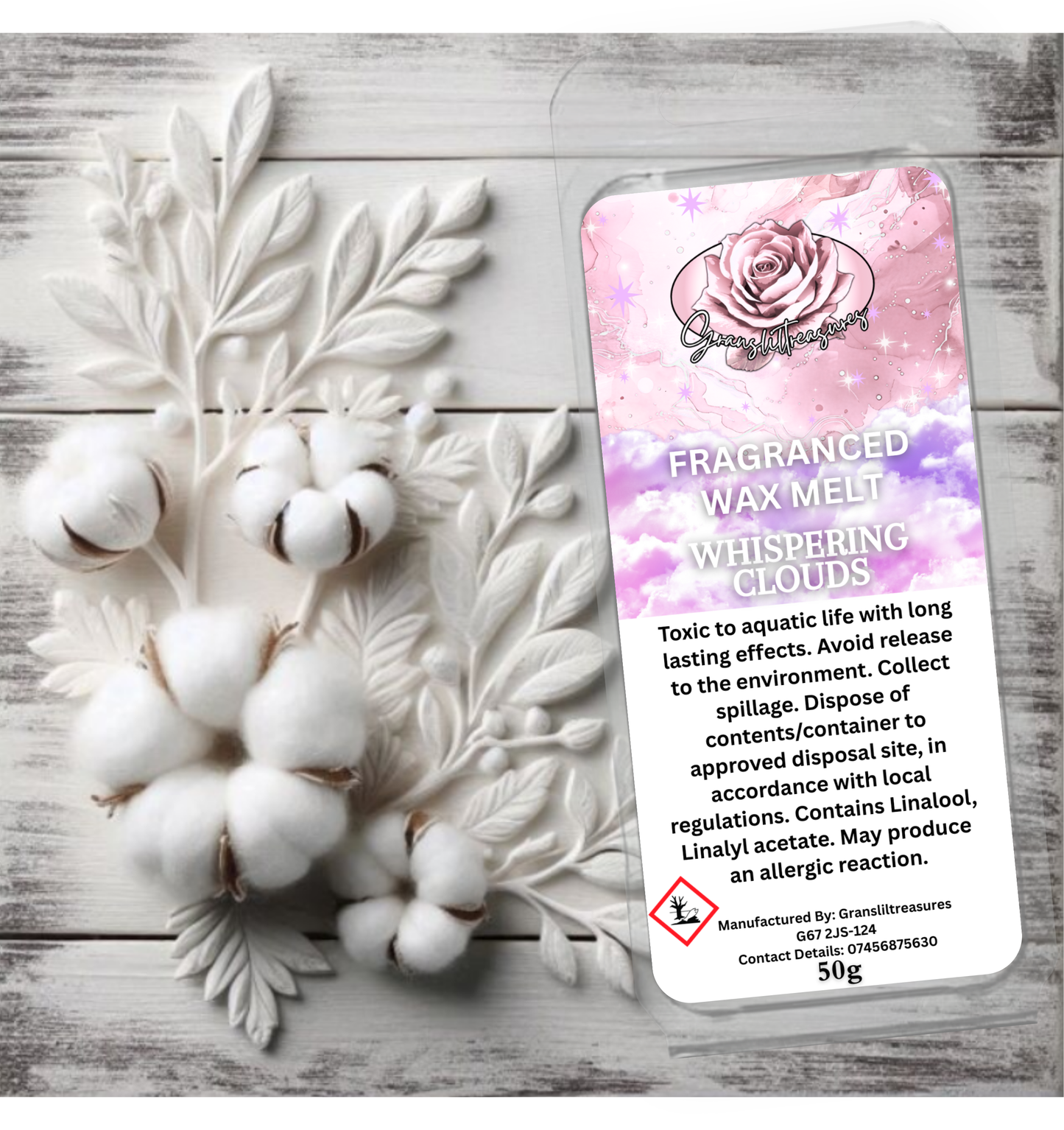 Whispering Clouds Wax Melt 50g