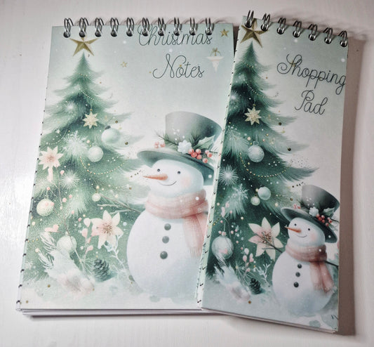 Christmas Notes Notebook and Shopping Pad