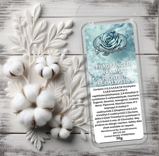 Frosted Eucalyptus Wax Melt 50g