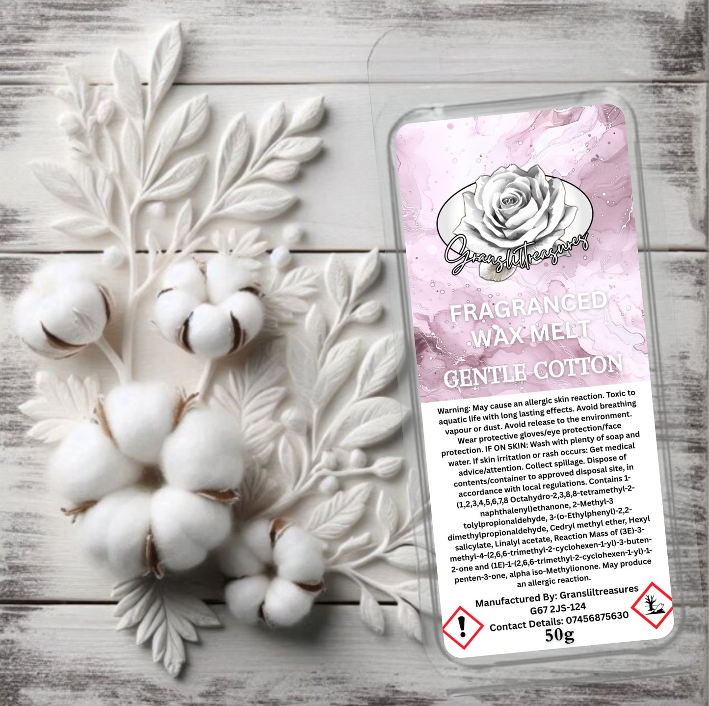 Gentle Cotton Wax Melt 50g