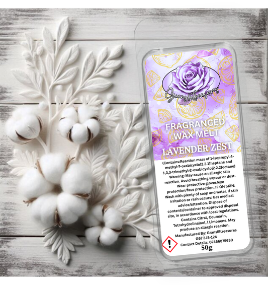 Lavender Zest Wax Melt 50g
