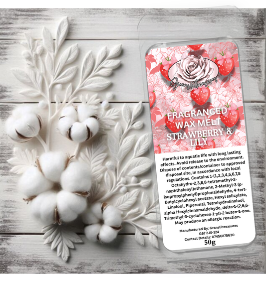 Strawberry & Lily Wax Melt 50g