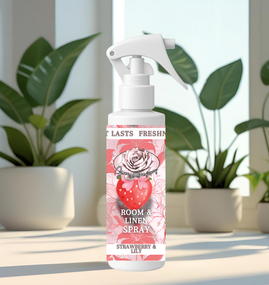 Strawberry & Lily Room/Linen Spray 100ml