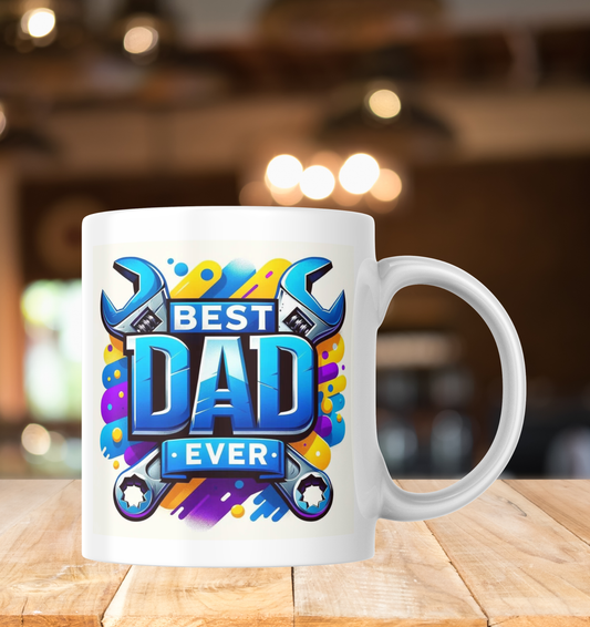 Sublimation Best Dad Ever Mug 11oz