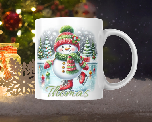 Sublimation Snowman Christmas Mug 11oz