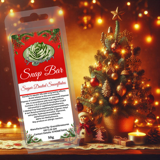 Sugar Dusted Snowflakes Christmas Wax Melt 50g