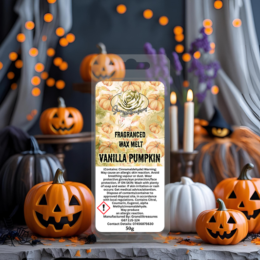 Vanilla Pumpkin Wax Melt 50g