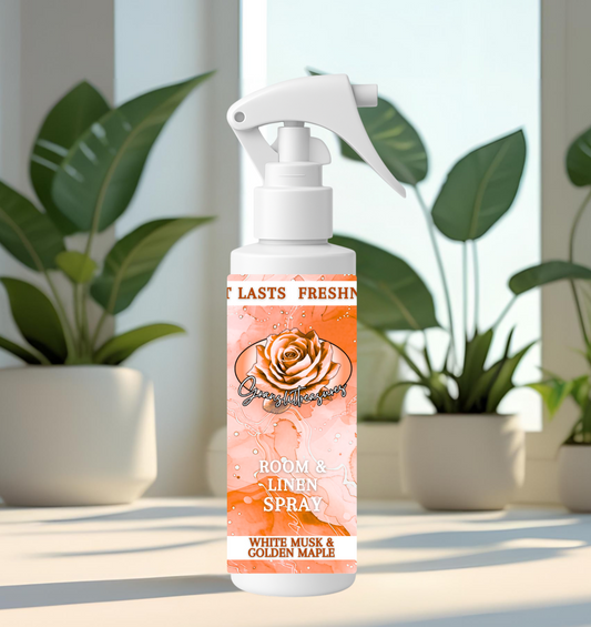 White Musk & Golden Maple Room/Linen Spray 100ml