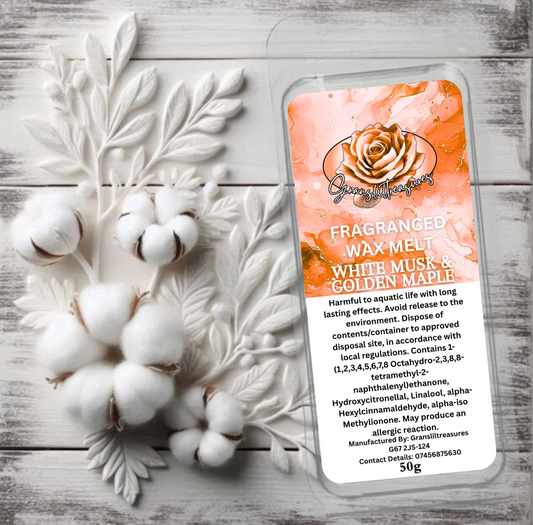 White Musk & Golden Maple Wax Melt 50g